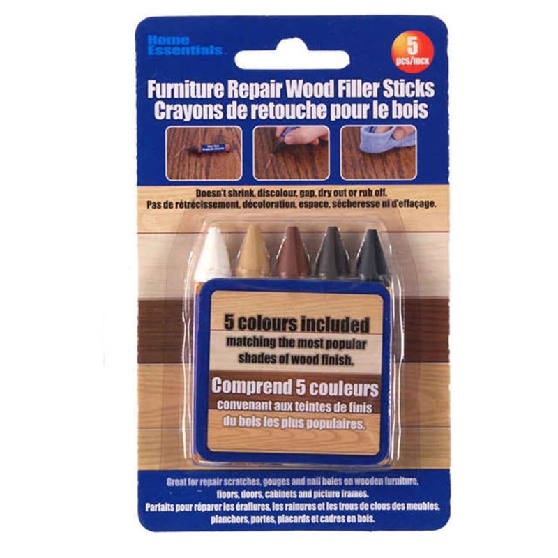 83001 - WOOD FILLER STICKS FOR FURNITURE REPAIR MIXED COLORS
