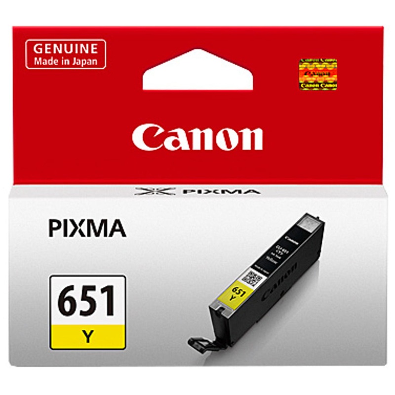 Canon CLI651Y Inkjet Cartridge 330 Pages - Yellow