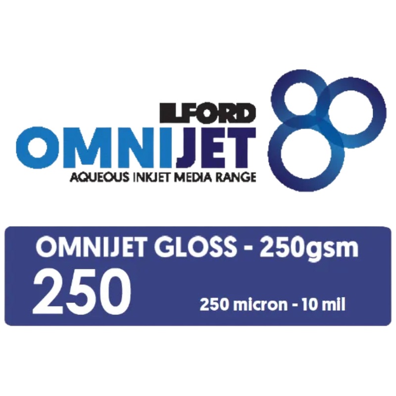 Ilford Omnijet Glossy Kiosk 250gsm (6" x 100m - 4 x Rolls for Epson SL-D3000)