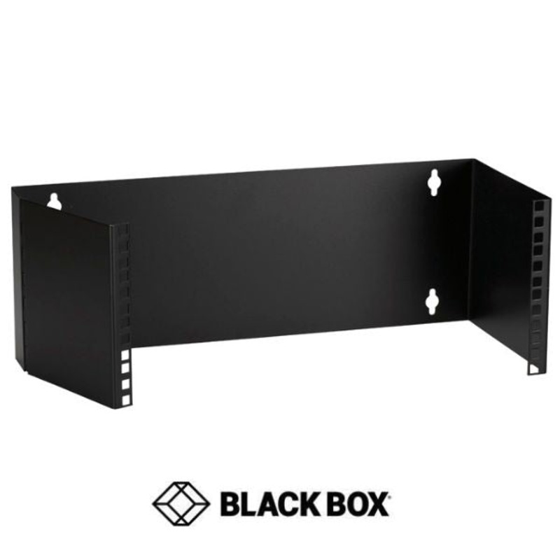 JPM058-R2 - WALL MOUNT BRACKET 4U 19IN BLK DEPTH 8IN HINGED