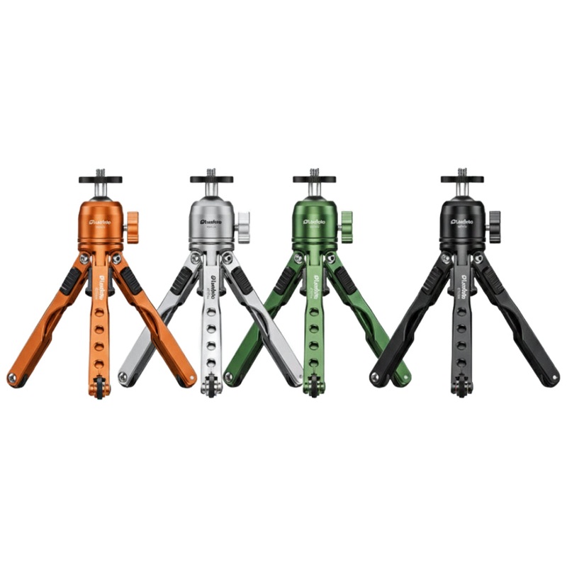 Leofoto MT-03 Mini Table Top 2 Section Tripod with MBH-20 Ball Head Orange