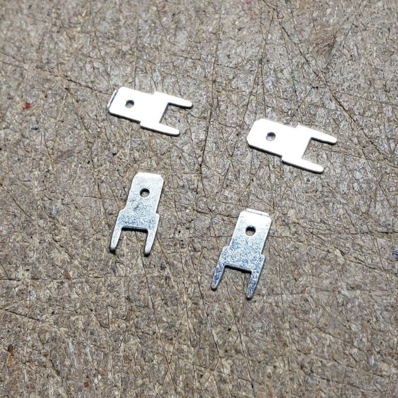 1285-ST - QUICK CONN MALE 0.187IN PCST TH TINNED BRASS (4 pcs/pkg)
