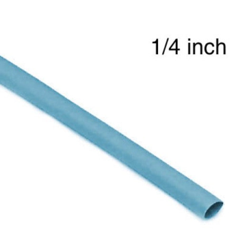 3686 - TUBING HST 1/4INX4FT SW BLU 2:1 600V 125C