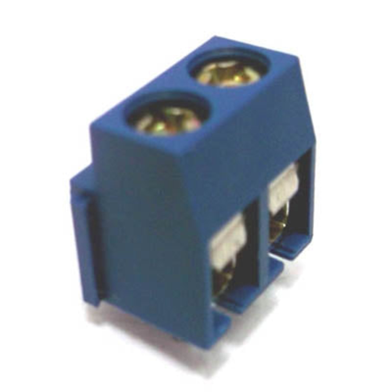 ETB-1102 - TERM BLOCK 2P PCST 5MM 8.1MM WIDE BLUE (3 pcs/pkg)