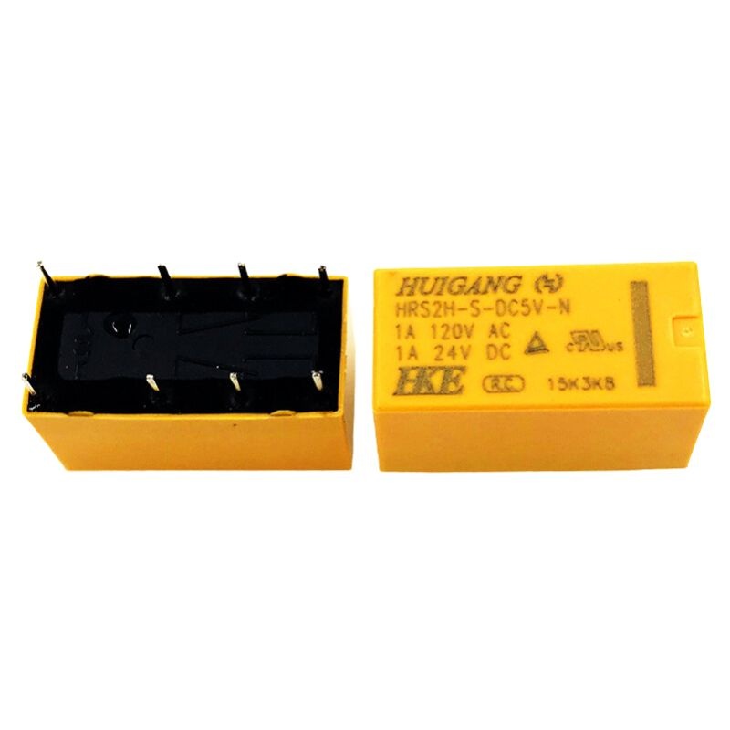 HRS2H-S-DC5V - RELAY DC 5V 2P2T 1A 8P PCMT 1A/120VAC/24VDC