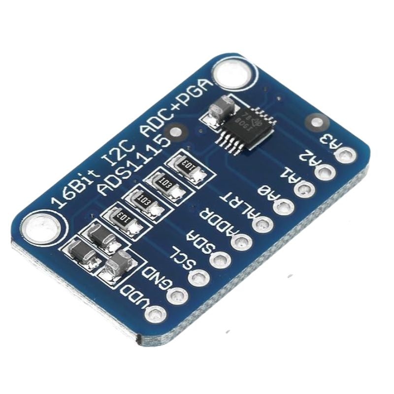 PROAD-001086 - 16 BIT I2C HIGH PRECISION ADC + PGA DEV BOARD ADS1115 4 CHANNEL