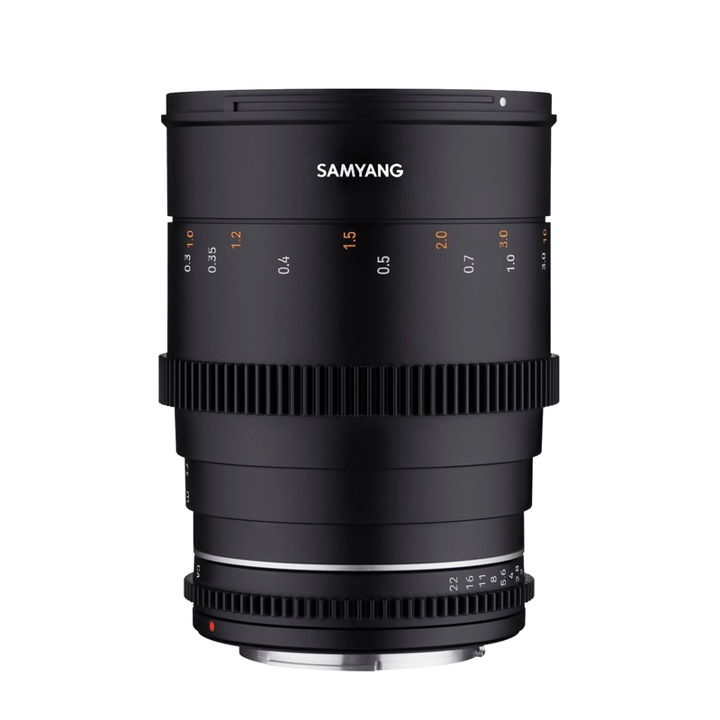 Samyang 35mm T1.5 MK2 VDSLR Full Frame Cinema Lens - Canon M Mount