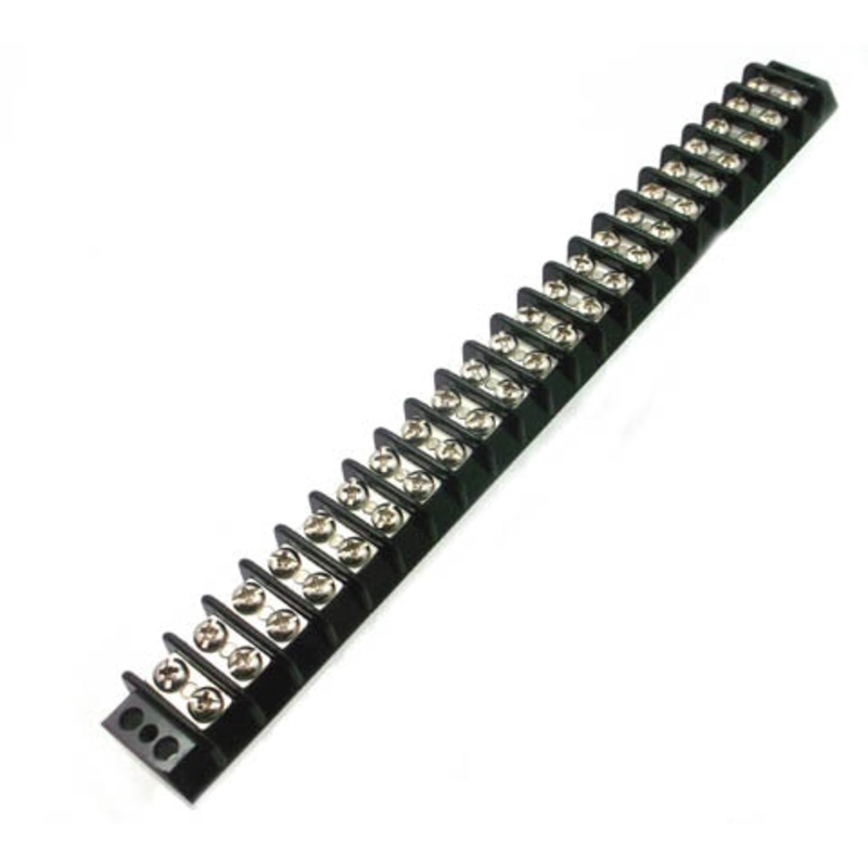 671 GP 22 - TERM BLOCK 22P FLUSH 2ROW #6-32 14-22AWG 10.5MM BARRIER DISTANCE