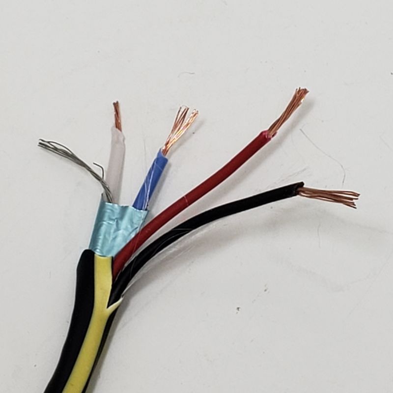 CRESNET-P-BK-SP102 - CABLE 2C 22AWG SH+2C 18AWG UNSH STR 102FT LOWCAP CMP PLENUM
