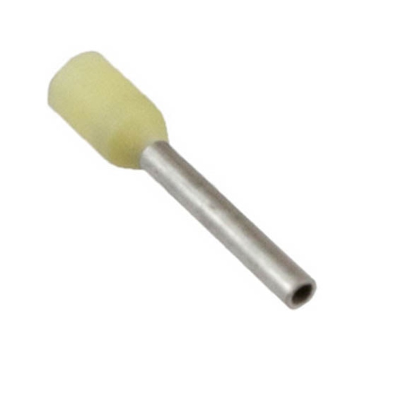 E0308 - FERRULE 24AWG 8MM STEM YELLOW (500 pcs/pkg)