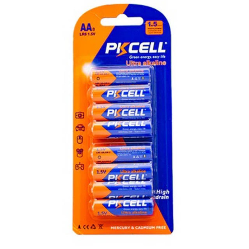 LR6-8B - BATTERY ALKALINE AA 1.5V (8 pcs/pkg)