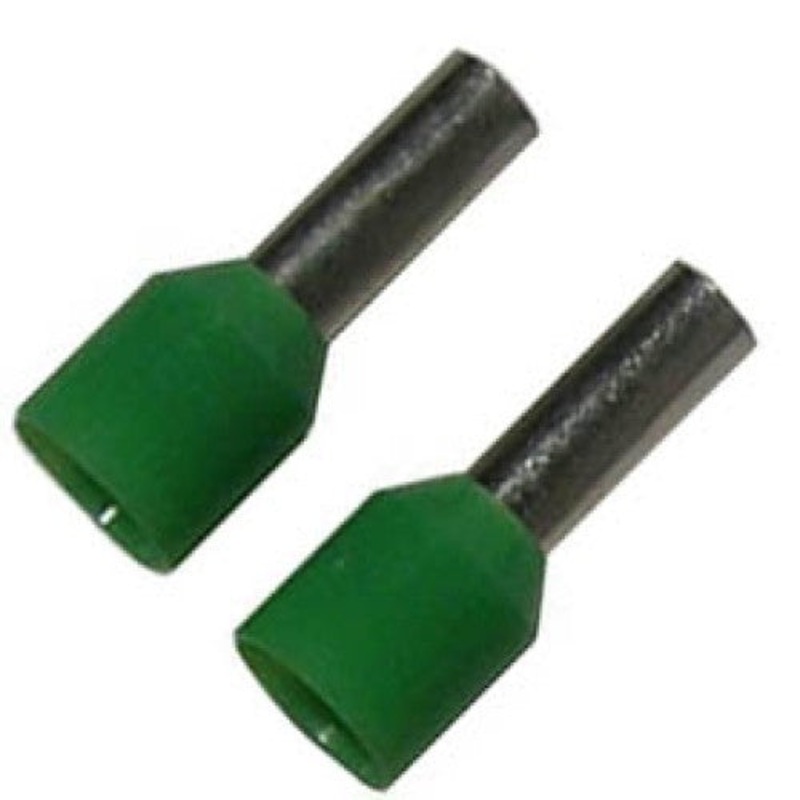 VE6010 - FERRULE 10AWG 8MM STEM GREEN (100 pcs/pkg)