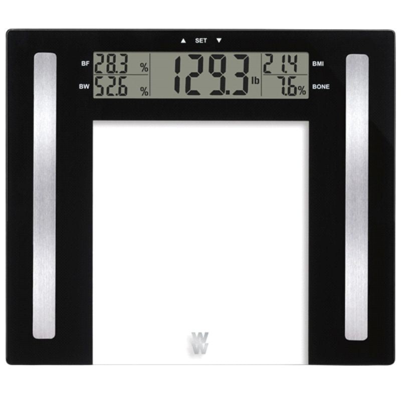 WW711ZF - WEIGHING SCALE DIGITAL 7.6IN LCD UPTO 400LBS-BODY ANALYSIS SCALE