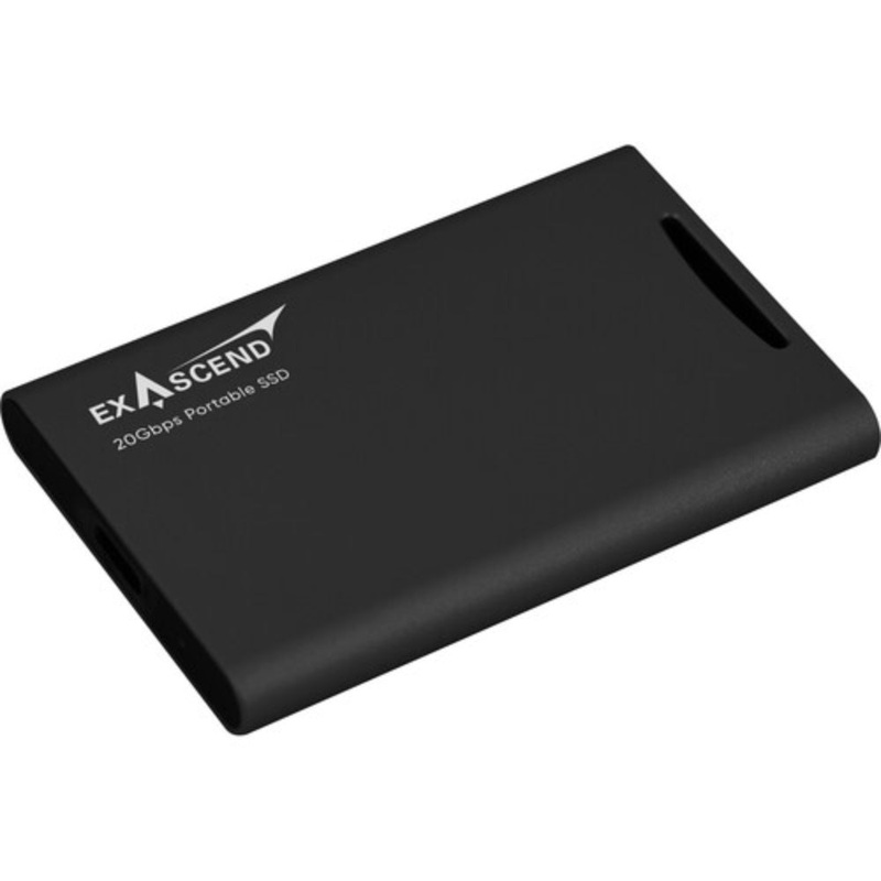 Exascend 2TB Element USB 3.2 Gen 2x2 Portable SSD Black