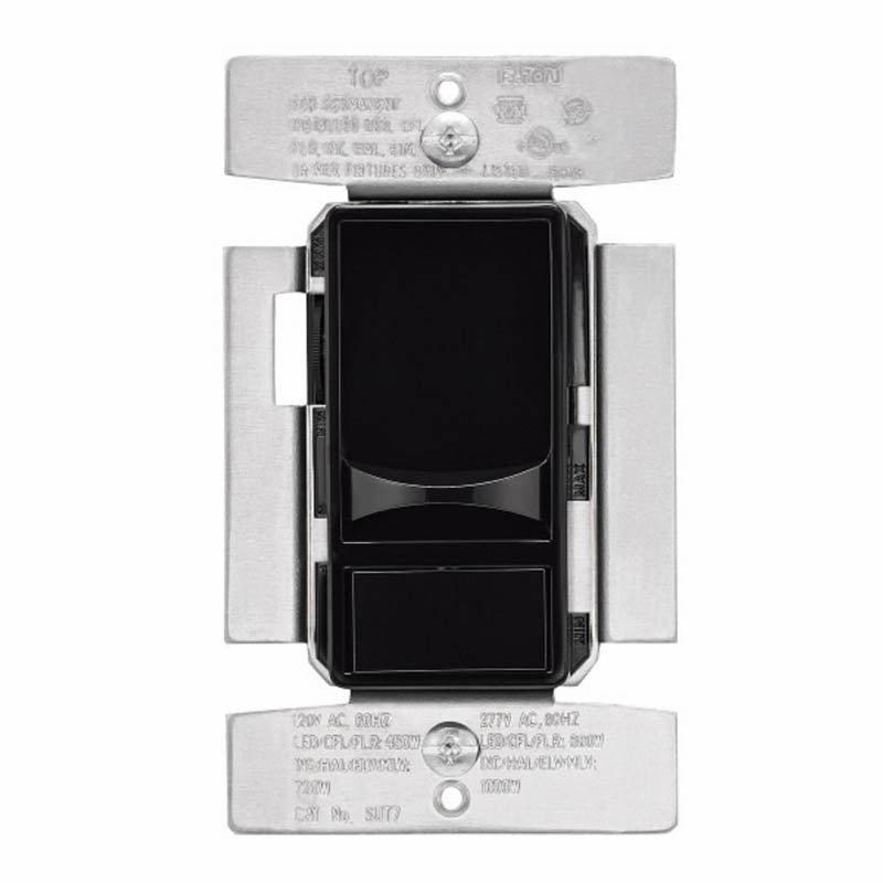 SUT7-BK - DIMMER SLIDE W/ON-OFF SWITCH 3- WAY 120V 450W DECORA INSERT BLK