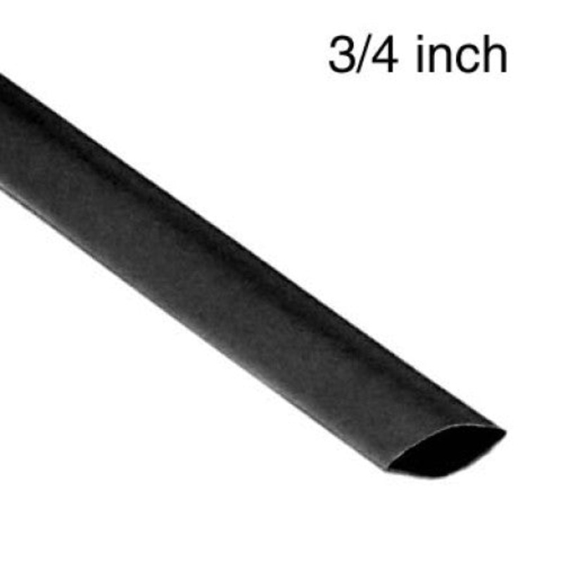 01854 - TUBING HST 3/4INX4FT SW BLK 2:1 600V 125C