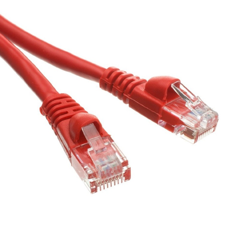 47127RD-1 - PATCH CORD CAT5E RED 1FT
