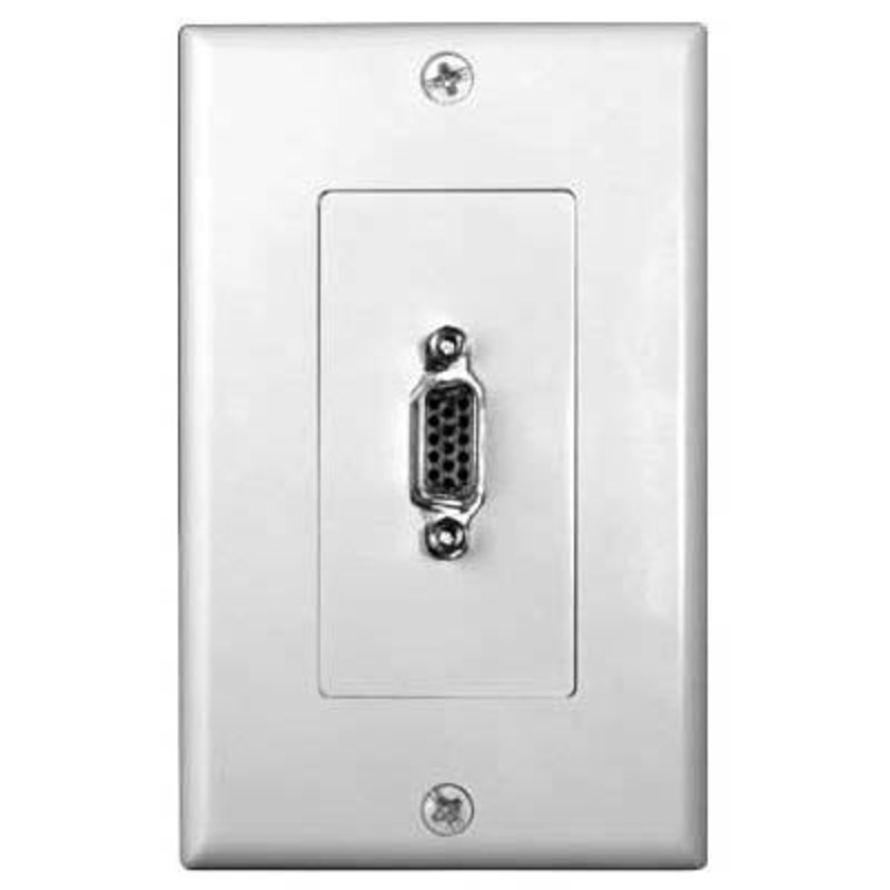 WPA-VGA-1 - WALL PLATE VGA FEMALE DECORA