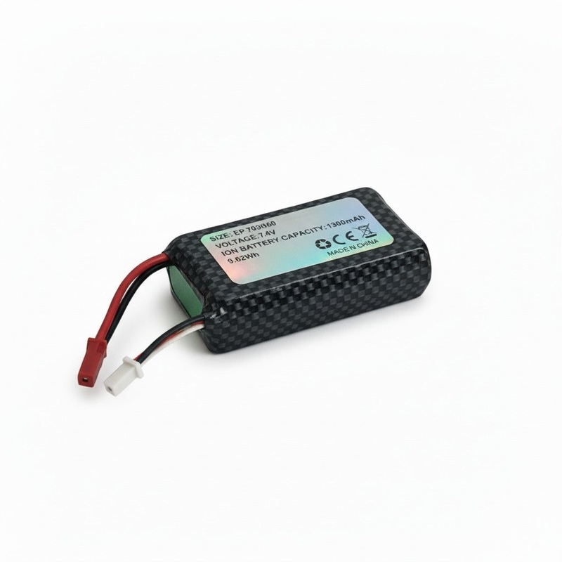 2S 1300mAh LiPo Battery for MoFly P-51D & MF-A84 690mm