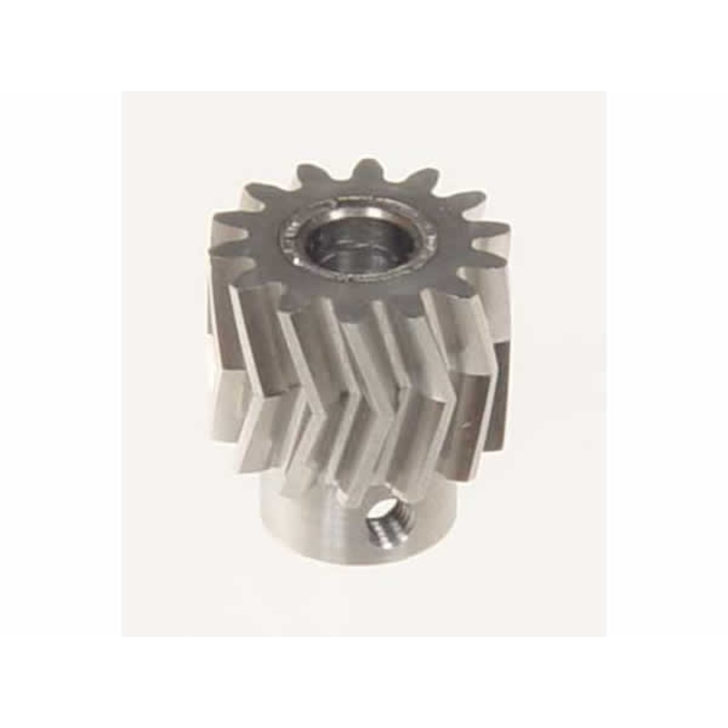 Pinion for herringbone gear 19teeth, M1, dia.8mm : 04490