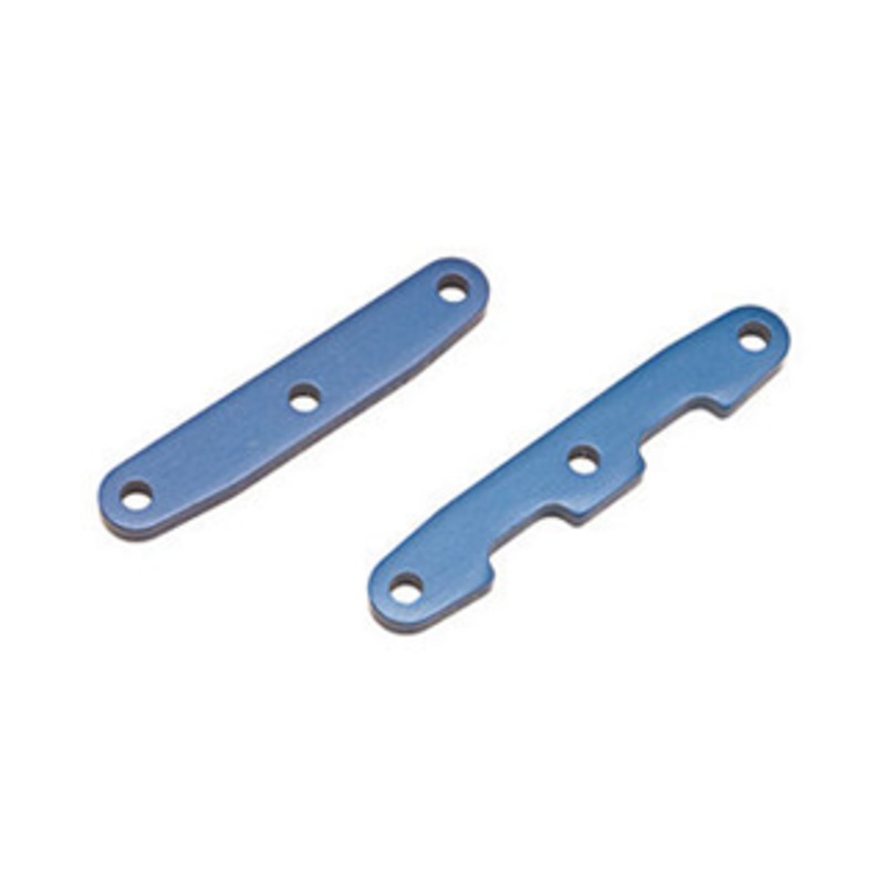 Alum Front & Rear Bulkhead Tie Bars, Blue: 6823