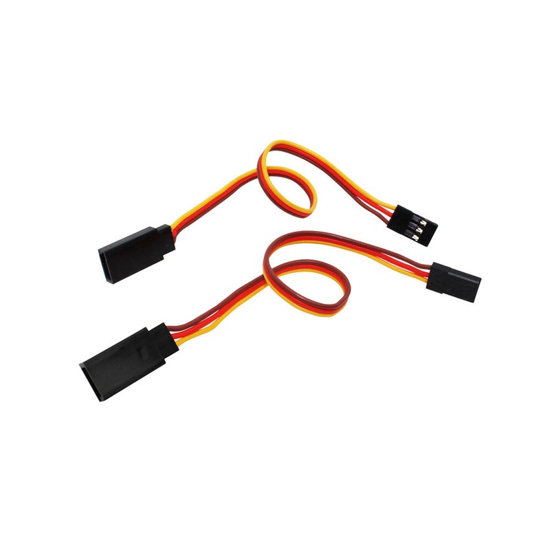 CABLE (JR MALE TO FUTABA FEMALE- BR/R/O - 22AWG - 200MM)