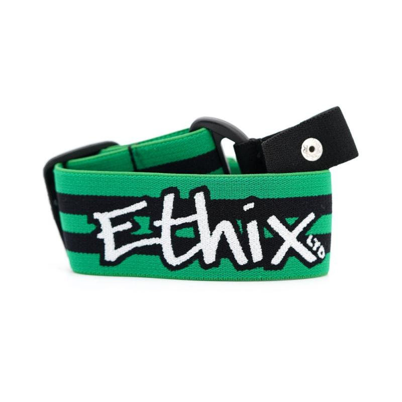 ETHiX HD V3 Goggle Strap - Green and Black and White