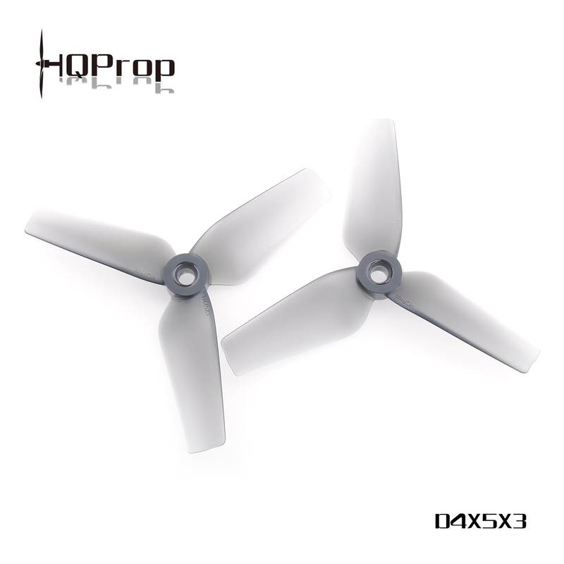 HQProp D4X5X3 4" Propellers for Cinewhoop (2CW+2CCW) Grey