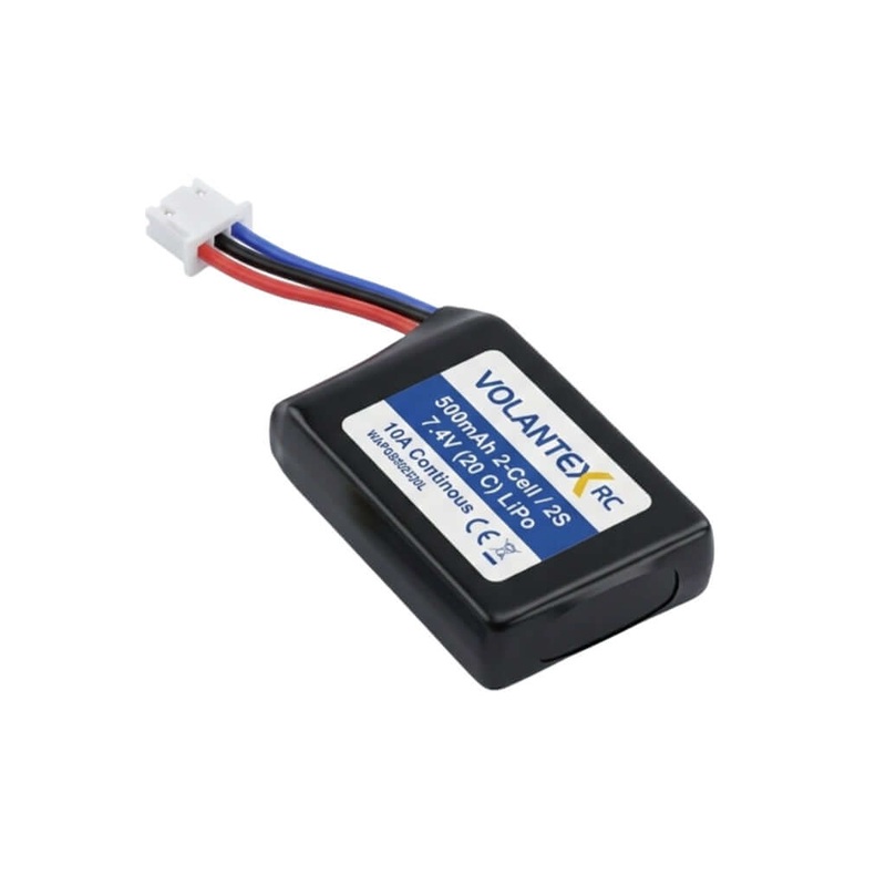 P51D Mustang 750mm Expert RC Warbird Spare Battery - 7.4V 500mAh 2S 20C Lipo