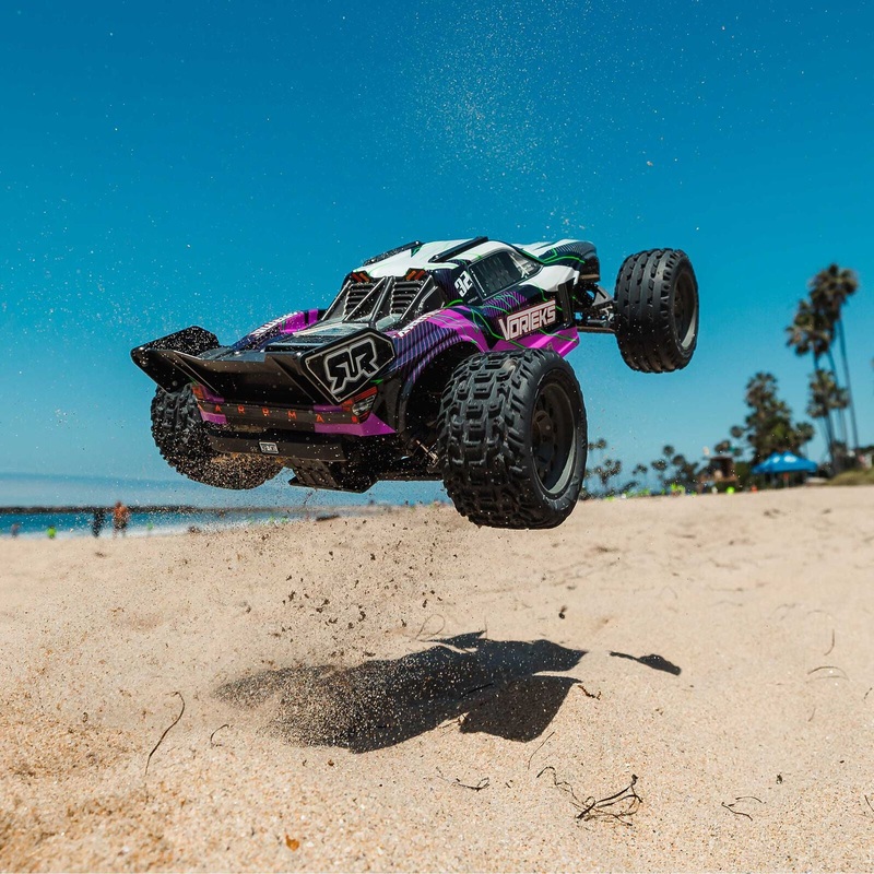 1/10 VORTEKS 2wd w/battery & charger Purple: ARA3205ST2