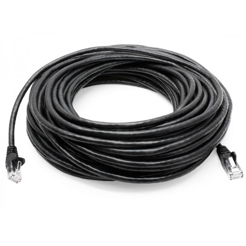 8Ware CAT6A Cable 40m - Black Color RJ45 Ethernet Network LAN UTP Patch Cord Snagless [PC]