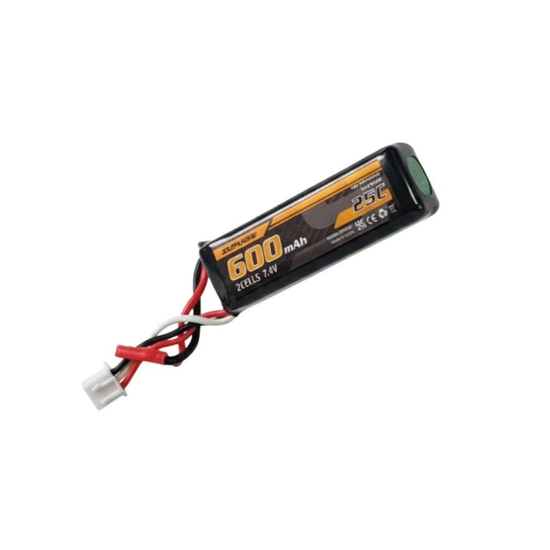 VolantexRC F-16 Falcon Battery - 7.4V 600mAh 25C Lipo with JST Plug