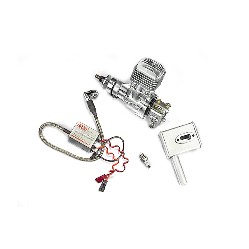 DLE20 20CC Single cylinder two stroke side exhaust Model Engine