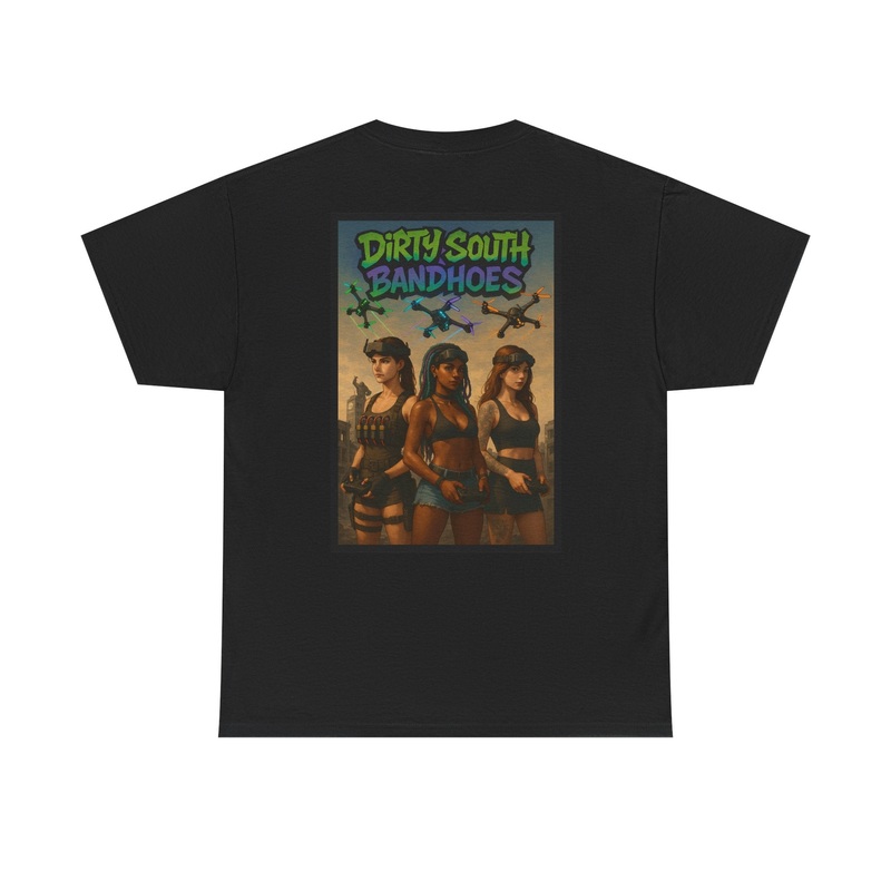 Dirty South BandHoes - FPV Drone T-Shirt Charcoal