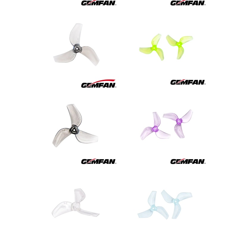 Gemfan 31mm 1219S PC 3 Blade 1mm Justice Clear