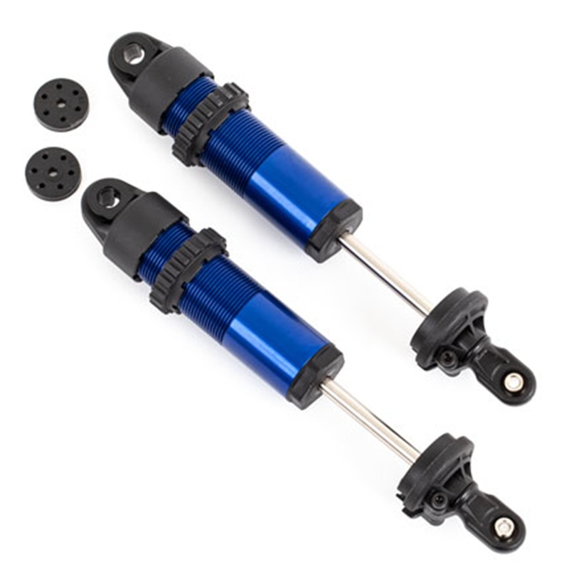 Shocks, GT-Maxx, Long, Aluminum (Blue) (2): 9661