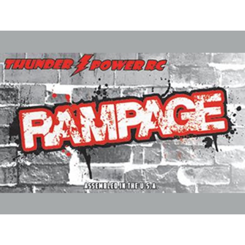 4 Cell 3300mAh 14.8V 70C LiPo: Rampage Hi Discharge