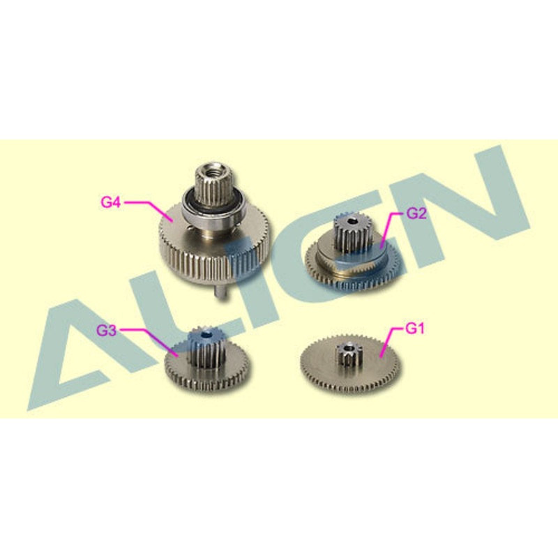 Align DS655 Servo Gear Set : HSP65502T