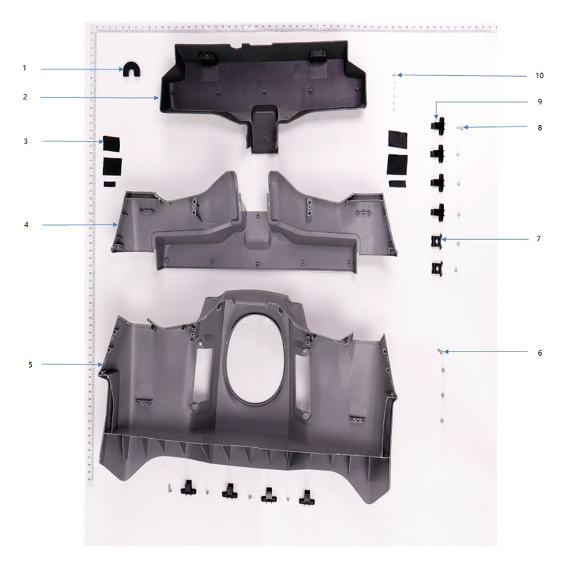 DJI Agras T-40 Front Shell Parts Package