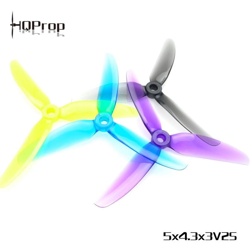 HQProp 5X4.3X3 V2S Tri-Blade Prop Grey