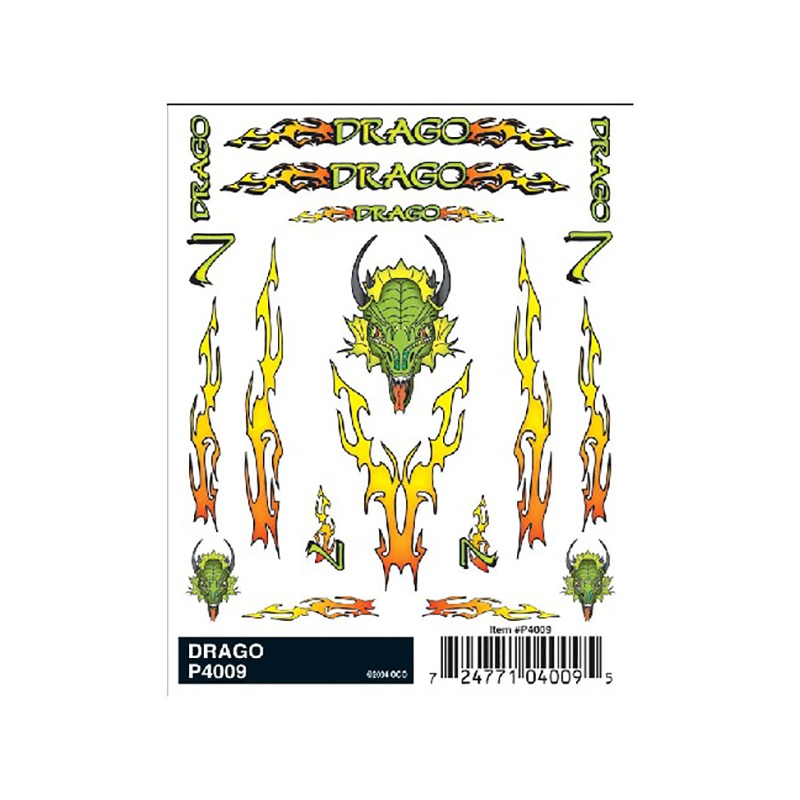 Pine Car Dry Transfer, Dragon