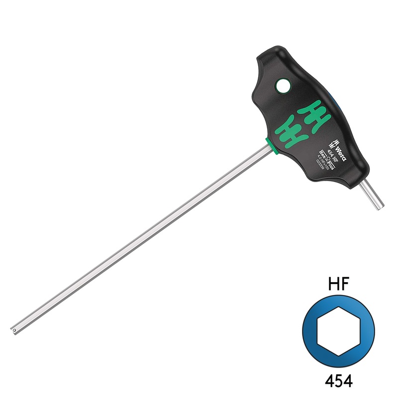Wera 454 HF 5mm x 200mm T Handle Hex Screw Driver 05023339001