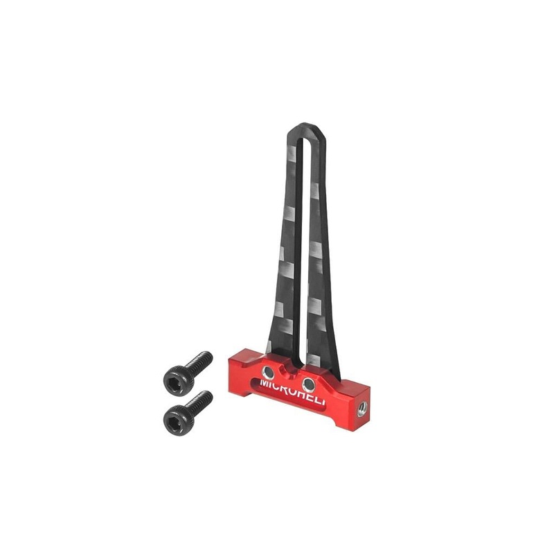 Aluminium/Carbon Fibre Anti-Rotation Guide Set (Red) - Blade Revolution 235 CP : MH-235C111