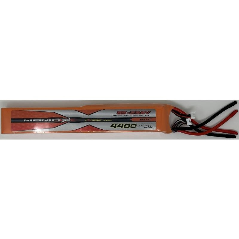 ManiaX 29.6v 4400mah 8S 80C Orange Stick Pack : MX4400-8S-80