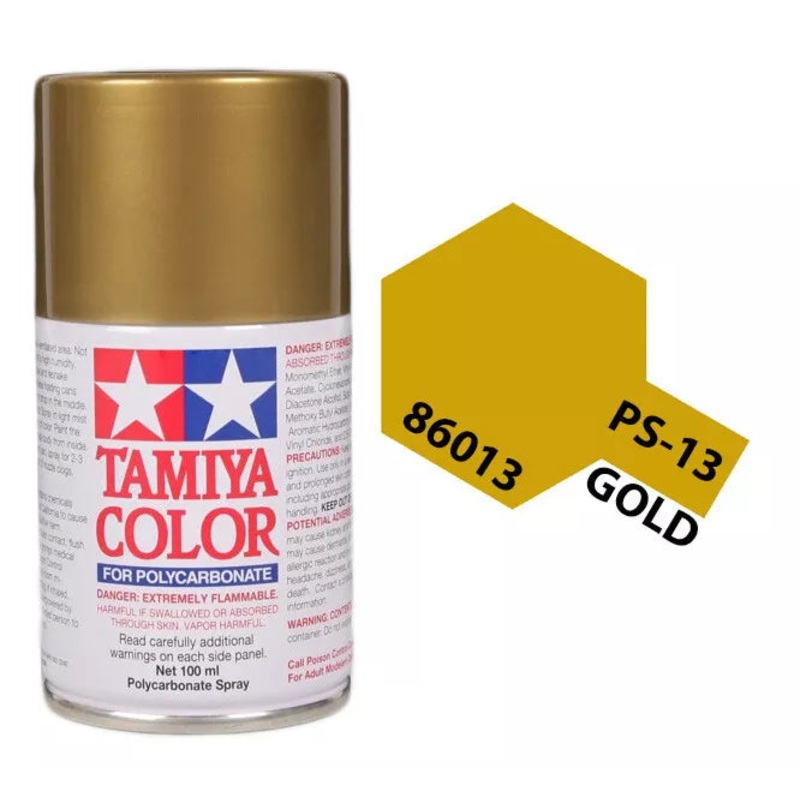 PS-13 Gold Paint, 100ml Spray Can