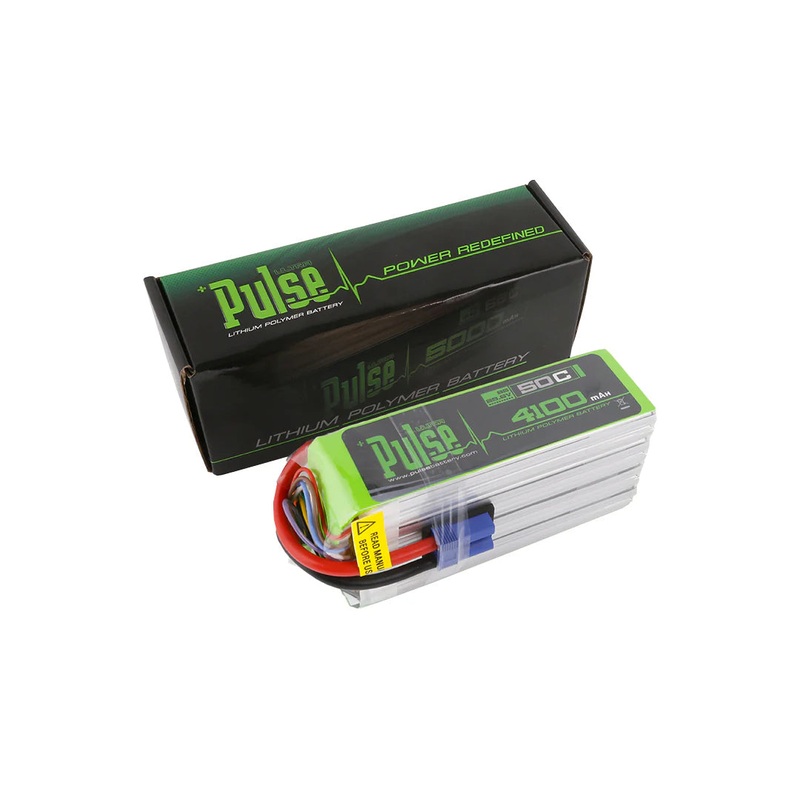PULSE 4100mah 50C 29.6V 8S LiPo Battery w/ EC5 - Goblin Piuma
