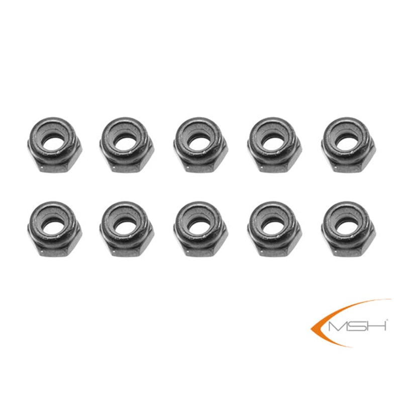 MSH M2 Nylon nut (10) : MSH51136
