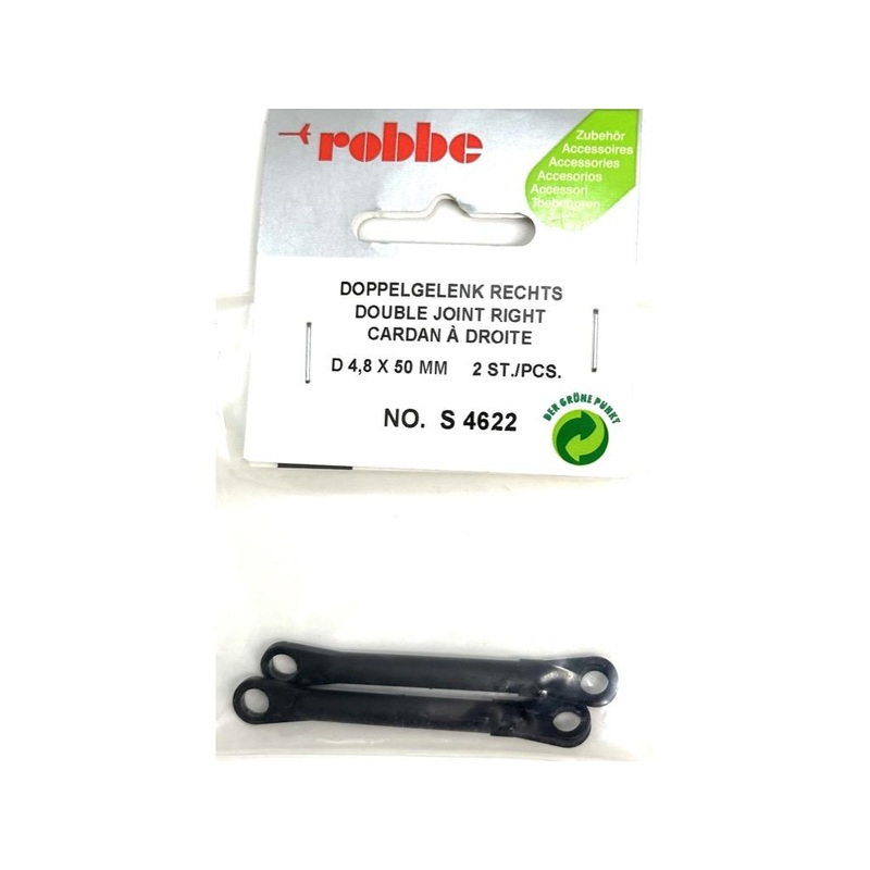 Robbe Double Ball Link D 4.8 x 50mm (2) : S-4622