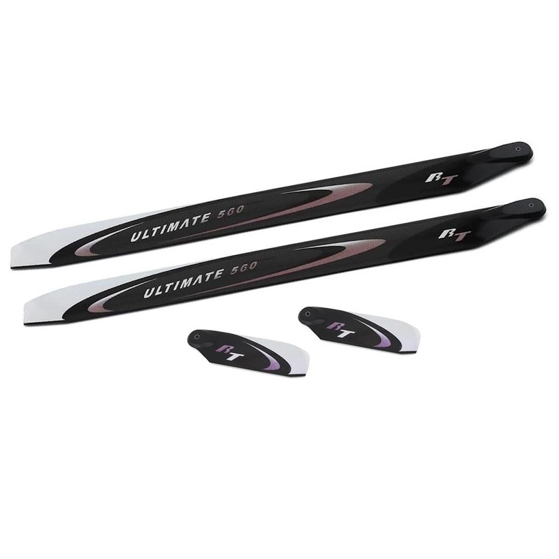 Rotortech Ultimate 560mm Main Blades & 96mm Tail Blades Bundle : OSHM56BB