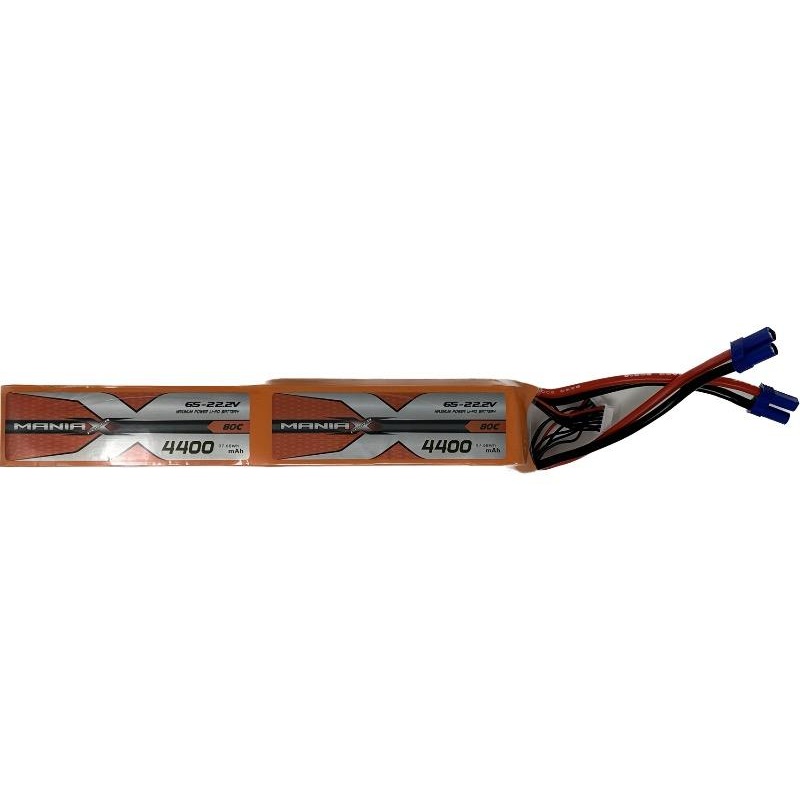 ManiaX 44.4v 4400mah 12S 80C Orange Stick Pack : MX4400-12S-80